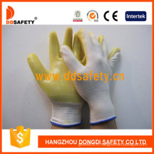 Gants de sécurité en PVC à gants en nylon blanc (DPV422)